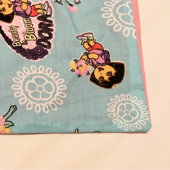 Dora the Explorer Beauty in Bloom Pillowcase Homemade 20.5” x 13” Pillow Case - Picture 5 of 16